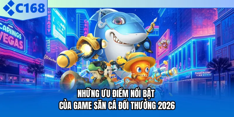 Những ưu điểm nổi bật của game săn cá đổi thưởng 2026 Những ưu điểm nổi bật của game săn cá đổi thưởng 2026